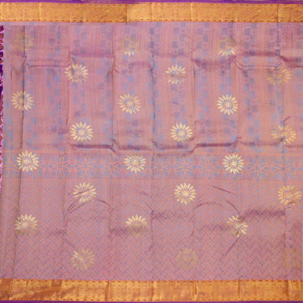 Kuberan Light Lavender Kanchivaram Silk Saree