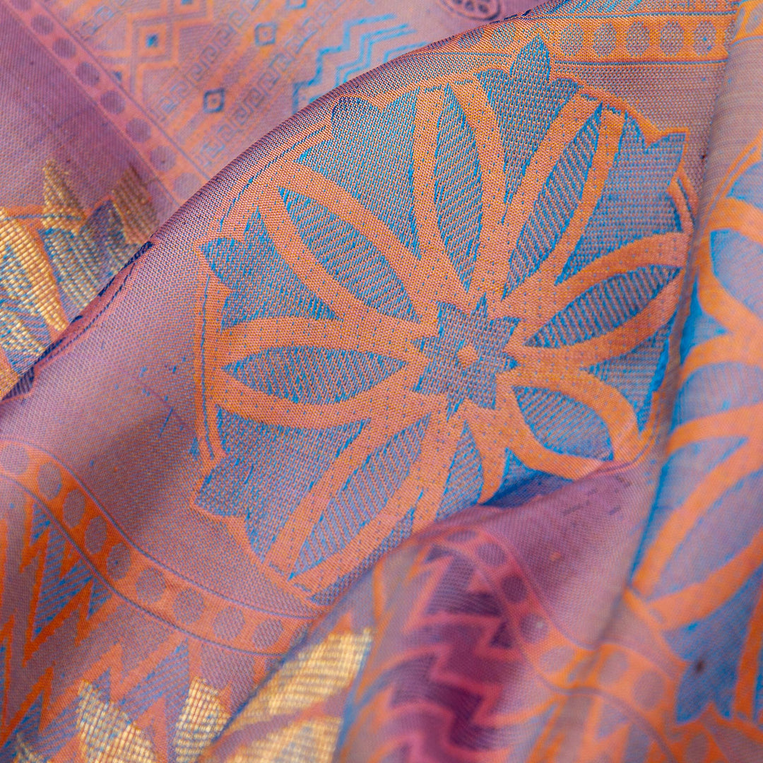 Kuberan Light Lavender Kanchivaram Silk Saree