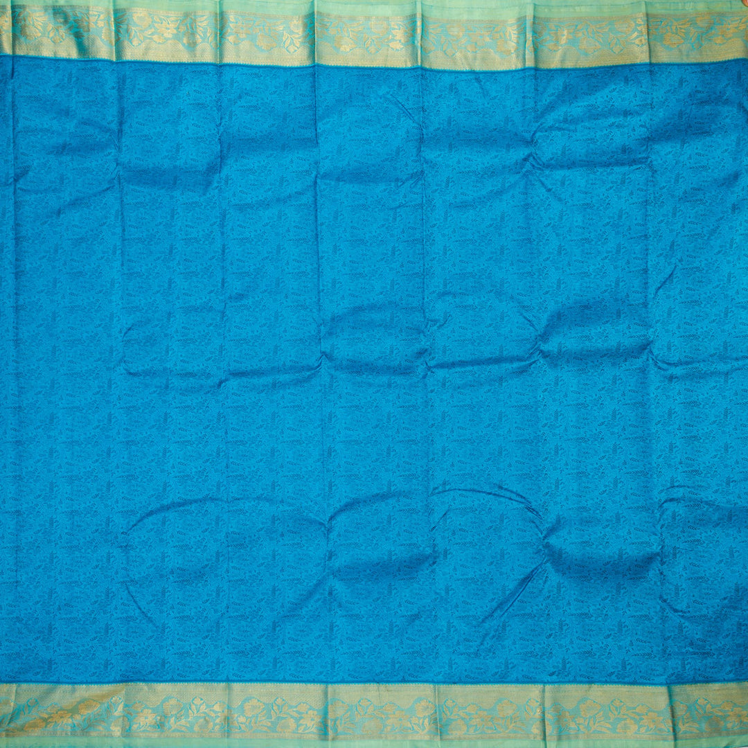 Kuberan Blue Kanchivaram Silk Saree