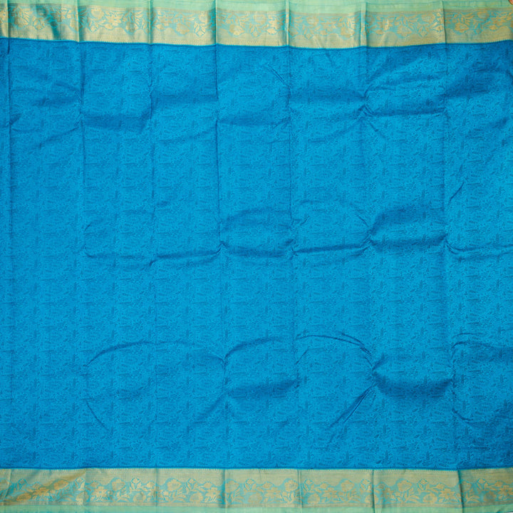Kuberan Blue Kanchivaram Silk Saree
