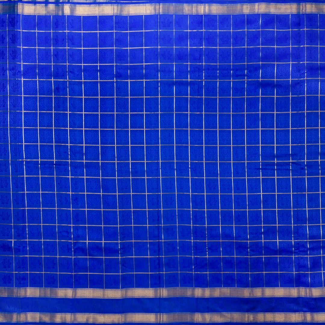 Kuberan Royal Blue Kanchivaram Silk Saree