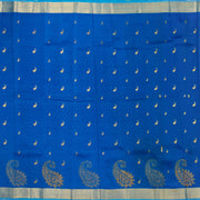 Azure Kanchivaram Silk Saree