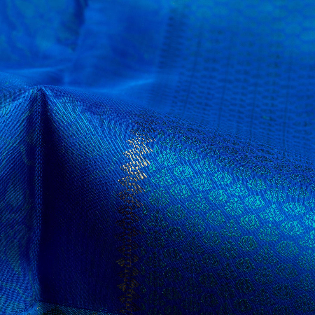 Kuberan Blue Kanchivaram Silk Saree