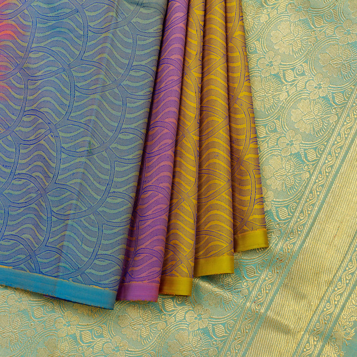 Kuberan Mehandi Kanchivaram Silk Saree
