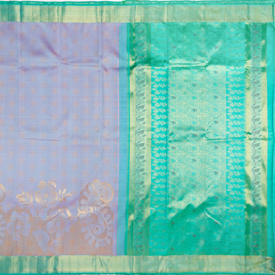 Kuberan Light Lavender Kanchivaram Silk Saree