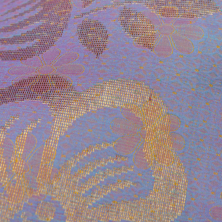 Kuberan Light Lavender Kanchivaram Silk Saree