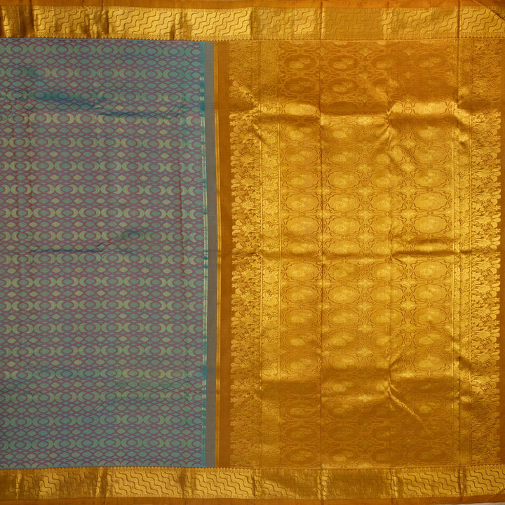 Kuberan Grey Kanchivaram Silk Saree