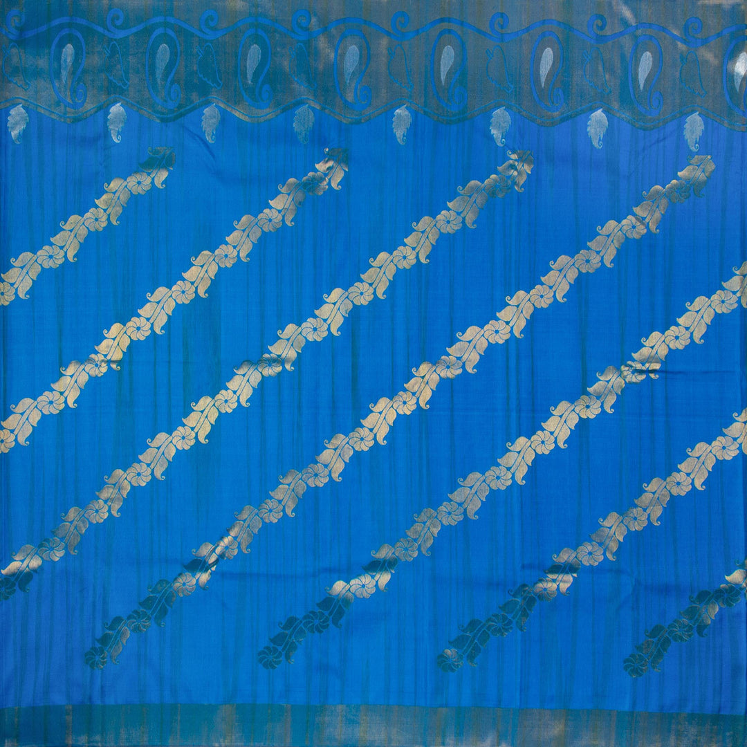 Kuberan Blue Kanchivaram Silk Saree