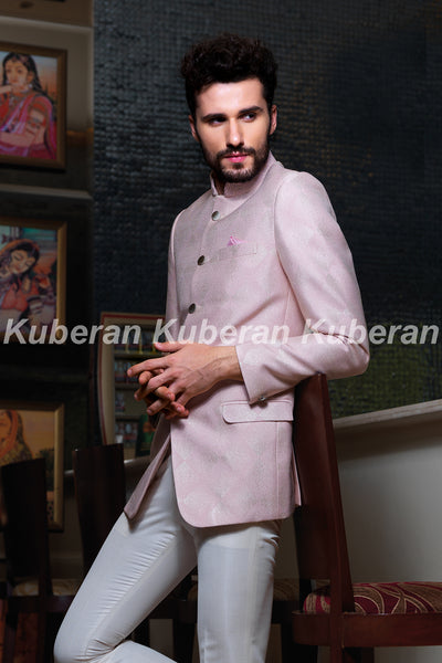Kuberan Soft Pink Designer Suit