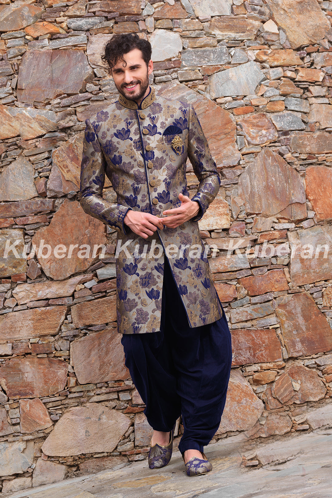 Kuberan Royal Blue Sherwani