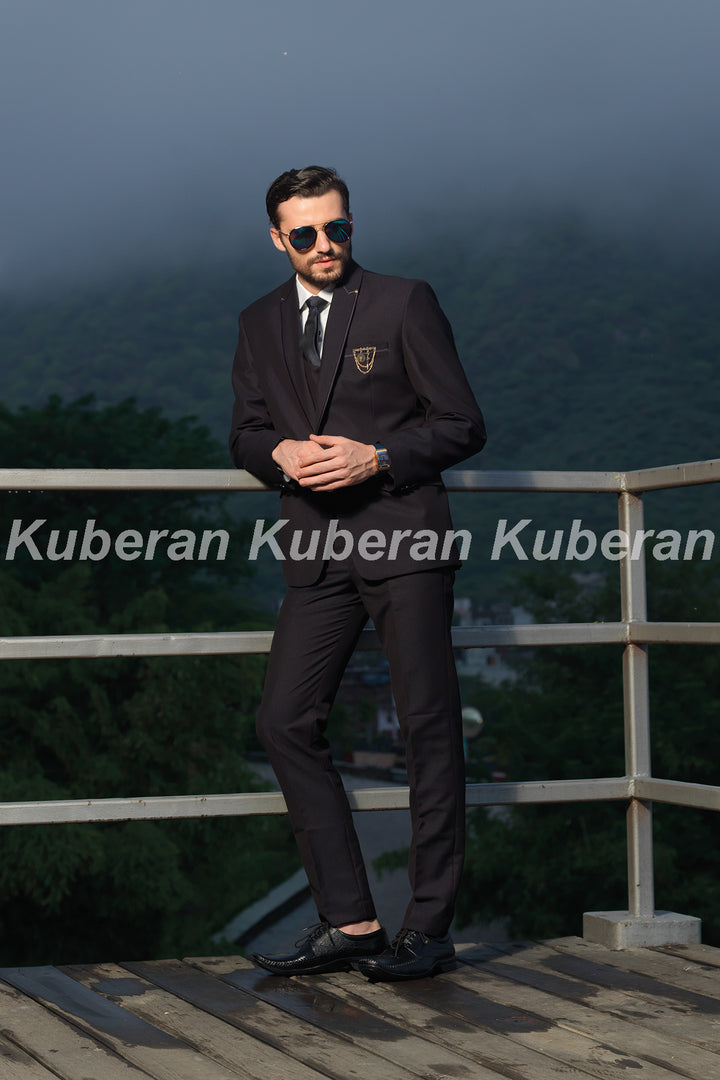 Kuberan Brown Designer Suit