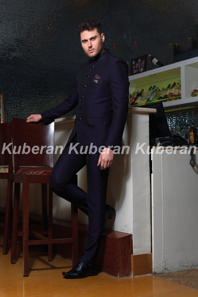 Kuberan Navy Blue Designer Suit