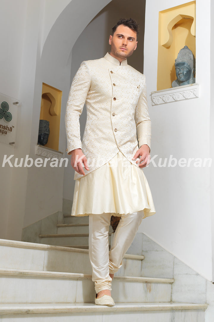 Kuberan White Sherwani