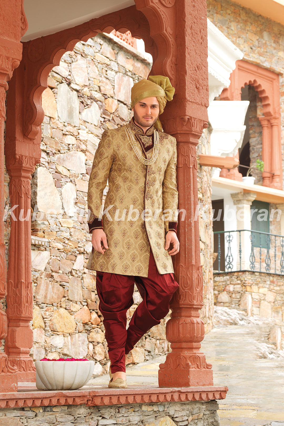 Beige Sherwani in Bangalor