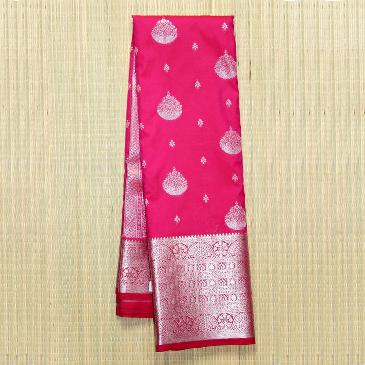 Kuberan Pink Semi Silk Saree